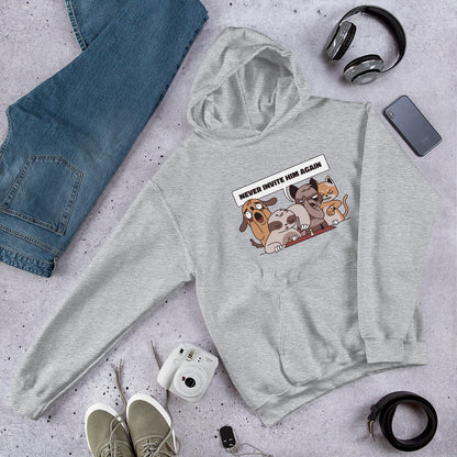Playing With Sloth Unisex Hooded Sweatshirt