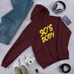90's Body Unisex Hooded Sweatshirt — Maroon