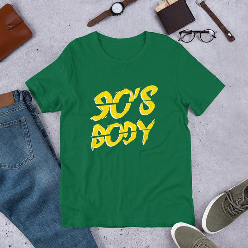 90's Body Unisex Half Sleeve T-Shirt — Green