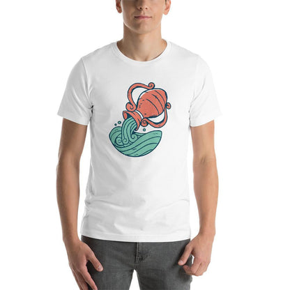 Aquarius Zodiac Half Sleeve T-Shirt