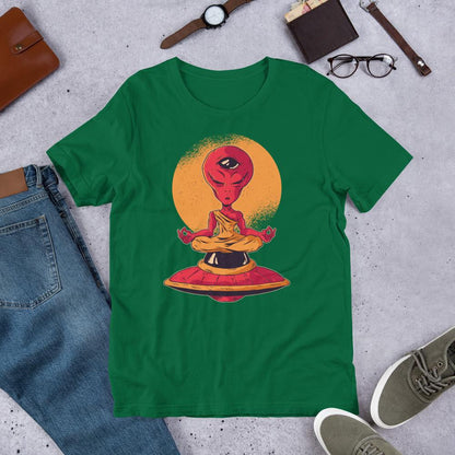 Alien Meditation Half Sleeve T-Shirt