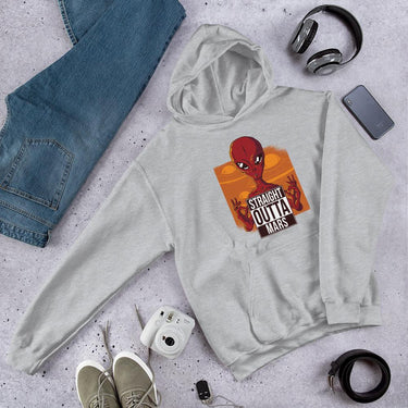 Straight outta Mars Unisex Hooded Sweatshirt