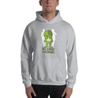 Allergic to Humans Unisex Hooded Seatshirt — detail view 4