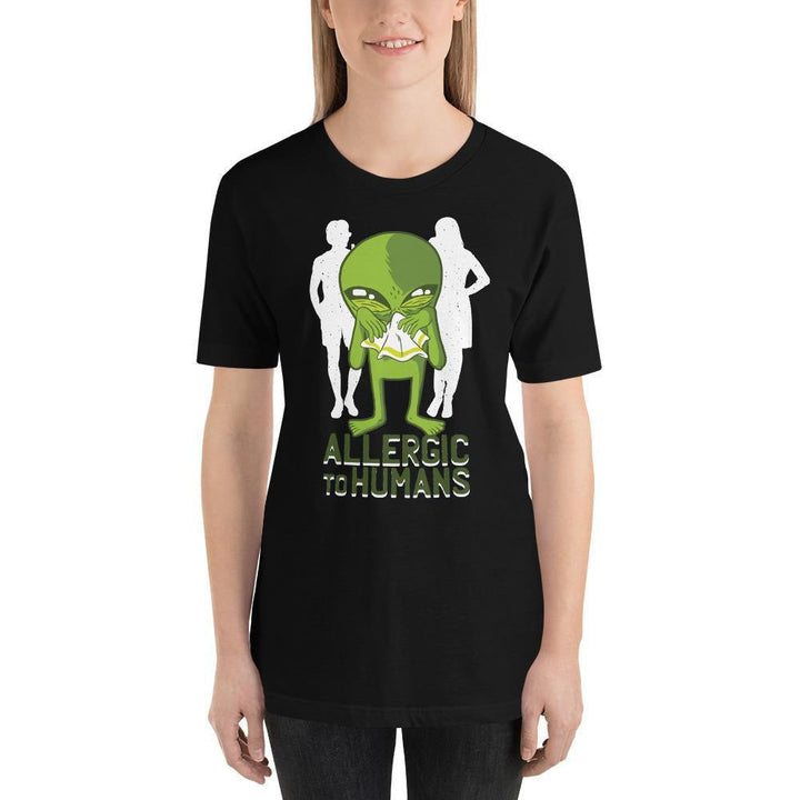 Allergic to Humans Unisex Half Sleeve T-Shirt # Plus-sizes