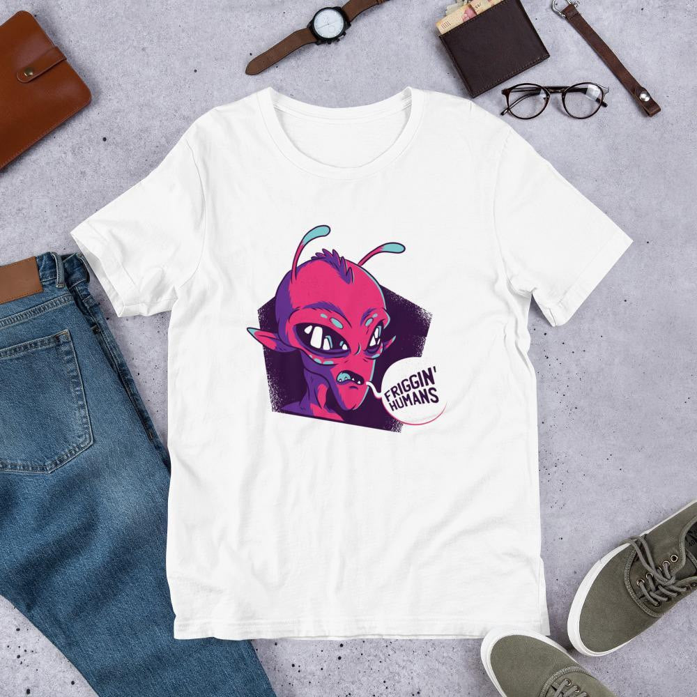Friggin Humans Unisex Half Sleeve T-Shirt — front view