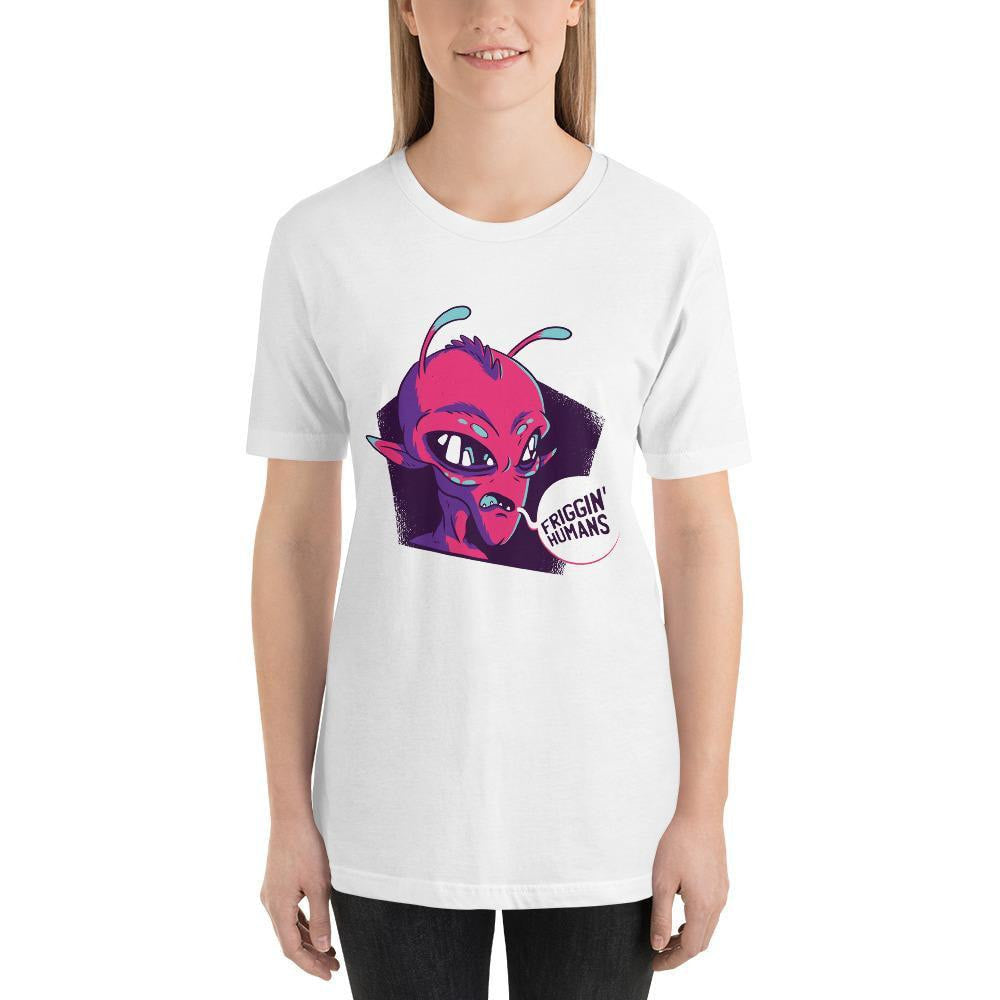 Friggin Humans Unisex Half Sleeve T-Shirt — back view