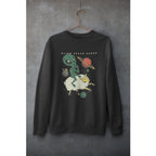 Alien Space Sheep Unisex Sweatshirt — Black