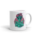 Alien Gangsta Coffee Mug — front view
