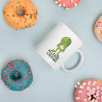 Allergic to Humans Coffee Mug — back view