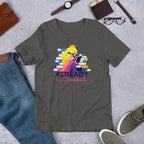 Nerd Princess Half Sleeve T-Shirt — Charcoal
