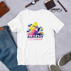 Nerd Princess Half Sleeve T-Shirt — White