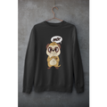 Angry Meerkat Unisex Sweatshirt — Black