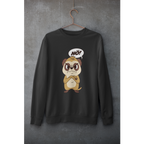 Angry Meerkat Unisex Sweatshirt — Black