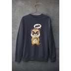 Angry Meerkat Unisex Sweatshirt — Navy