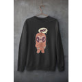 Angry Sloth Unisex Sweatshirt — Black