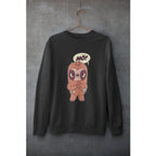 Angry Sloth Unisex Sweatshirt — Black