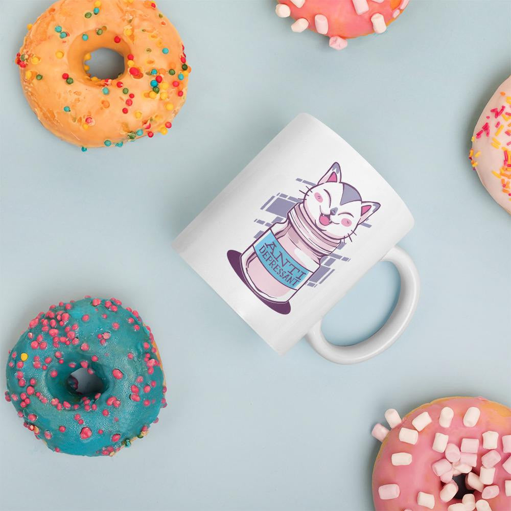 Anti Depressant Coffee Mug — back view