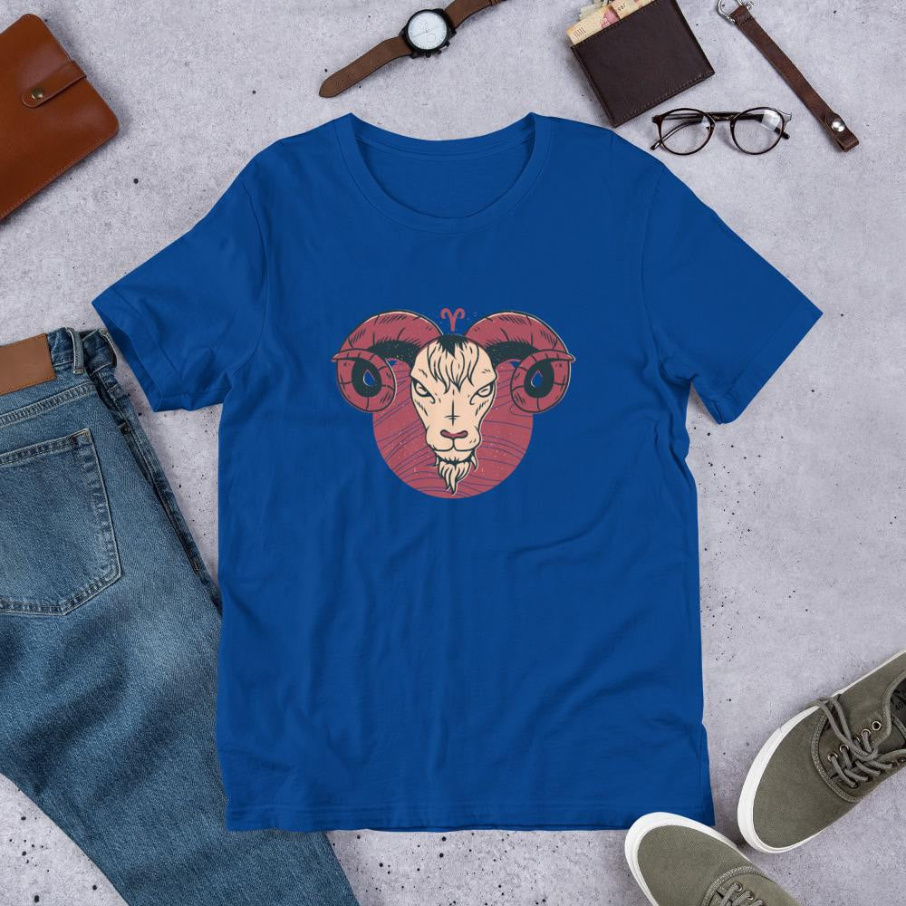 Aries Zodiac Half Sleeve T-Shirt