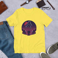 Astronaut & Aliens Unisex Half Sleeve T-Shirt — Yellow