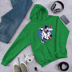 Astronaut Unicorn Unisex Hooded Sweatshirt — Green