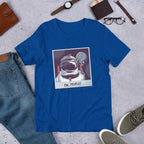 Ew, People Alien Half Sleeve T-Shirt — Blue
