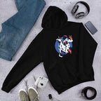 Astronaut Unicorn Unisex Hooded Sweatshirt — Black