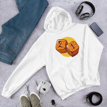 Basketball Dice Unisex Hooded Sweatshirt