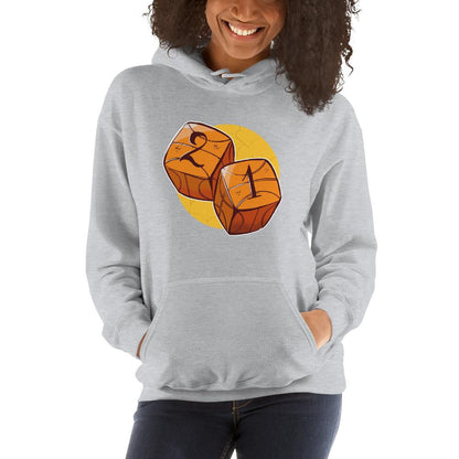 Basketball Dice Unisex Hooded Sweatshirt
