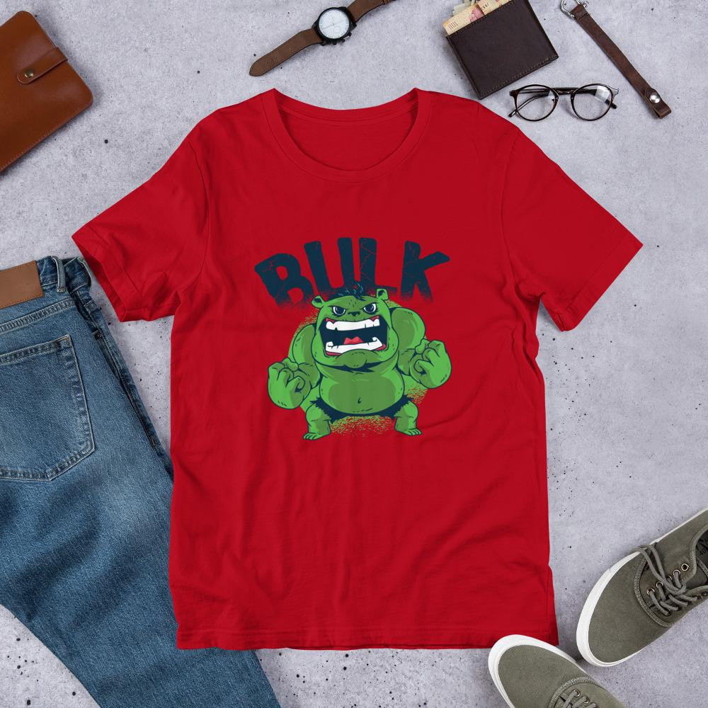 Bulk Half Sleeve T-Shirt — Red