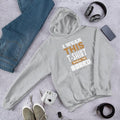 Bored Unisex Hooded Sweatshirt — Grey