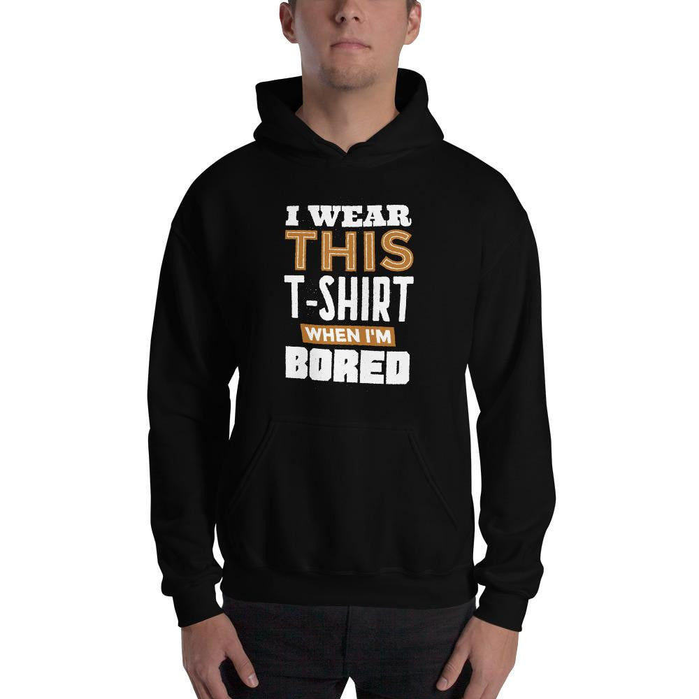 Bored Unisex Hooded Sweatshirt — detail view 4