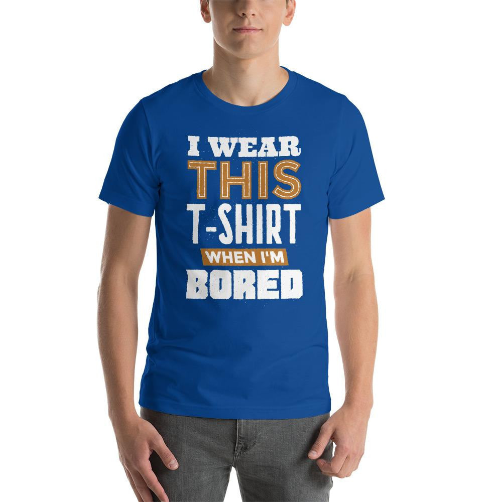 Bored Half Sleeve T-Shirt — Royal Blue