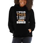 Bored Unisex Hooded Sweatshirt — detail view 3