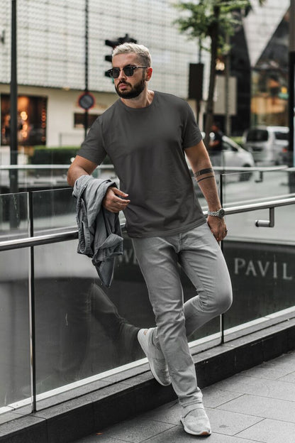 Men/Unisex Plain Half Sleeve T-Shirt #Plus-sizes