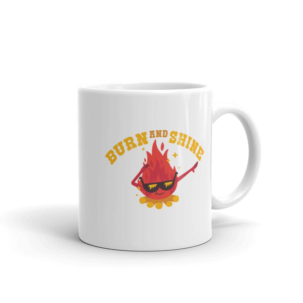 Cute Fire Coffee Mug — front view