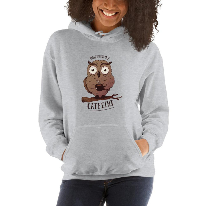 Caffeine Owl Unisex Hooded Sweatshirt