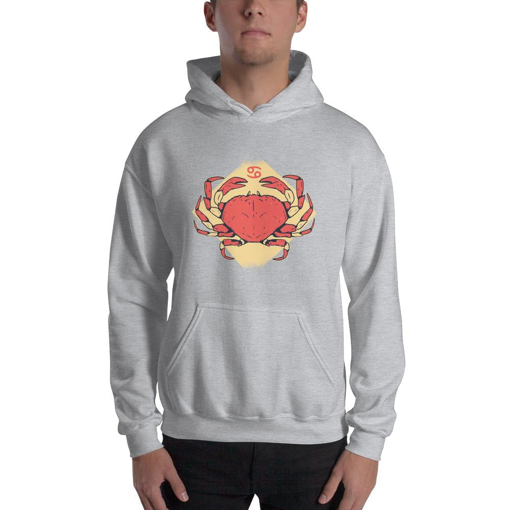 Cancer Zodiac Unisex Hooded Sweatshirt — detail view 2
