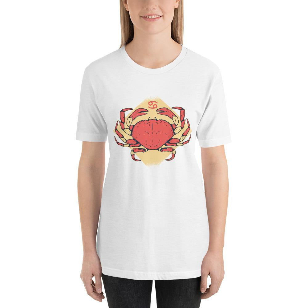 Cancer Zodiac Half Sleeve T-Shirt — back view