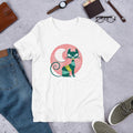 Cat Kid Half Sleeve T-Shirt — White