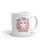 Caturdays Coffee Mug — front view