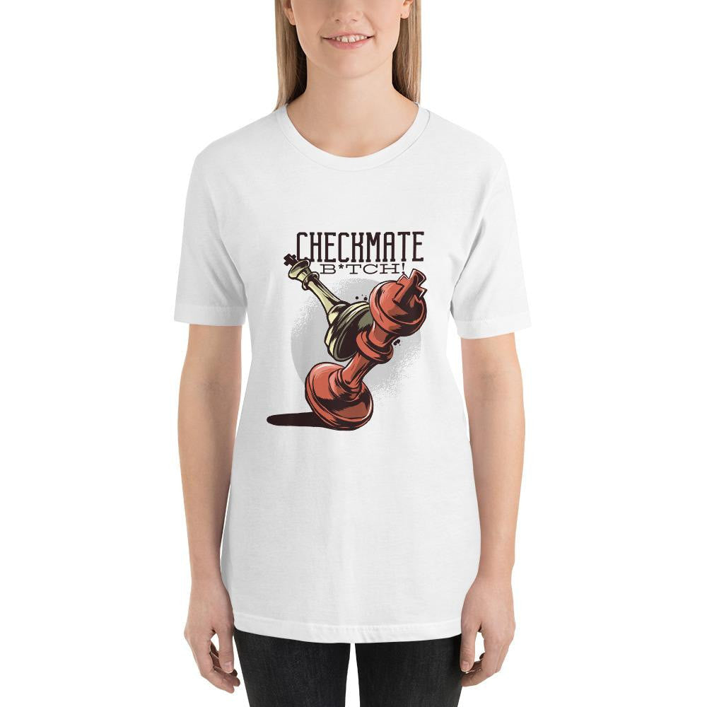 Checkmate Half Sleeve T-Shirt — White