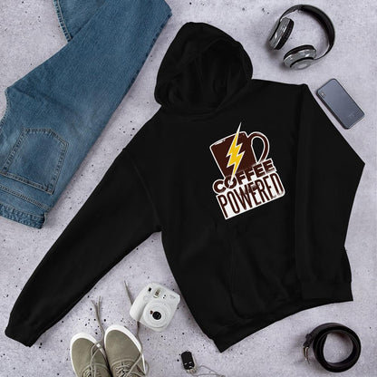Coffee Powered Unisex Hooded Sweatshirt