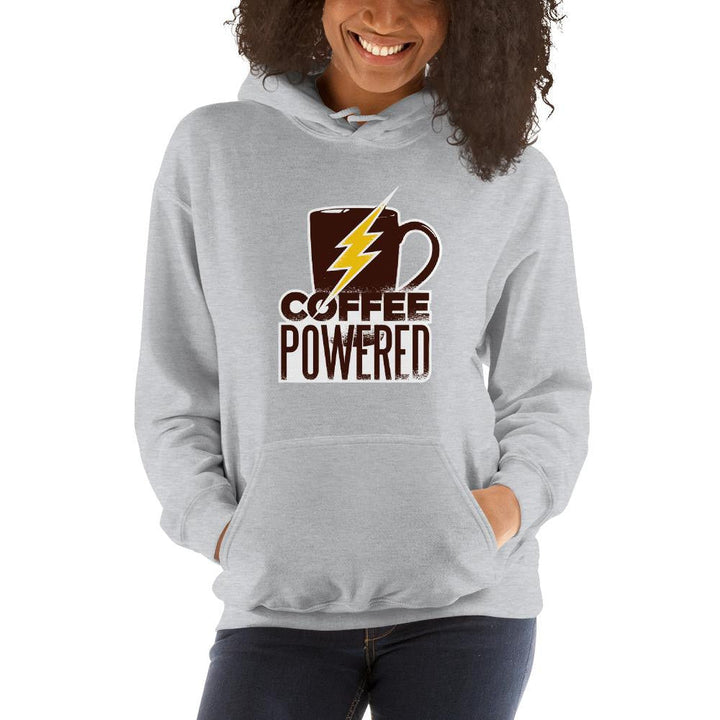 Coffee Powered Unisex Hooded Sweatshirt