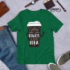 Coffee Always Good Half Sleeve T-Shirt — detail view 6