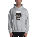 Good Idea Coffee Unisex Hooded Sweatshirt — back view