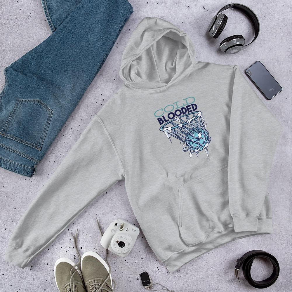 Cold Blooded Unisex hooded Sweatshirt — Grey