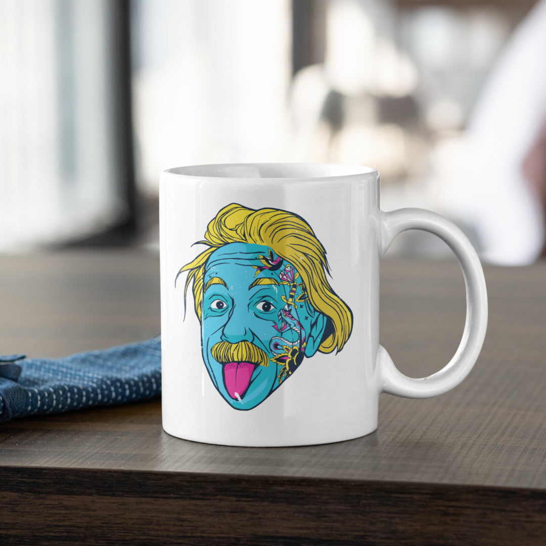 Albert Einstein Colorful Coffee Mug