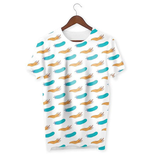 Colorful Feathers Pattern T-Shirt