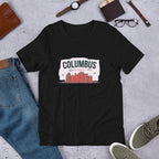 Columbus Ohio Half Sleeve T-Shirt — detail view 2