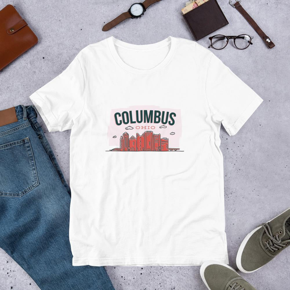Columbus Ohio Half Sleeve T-Shirt